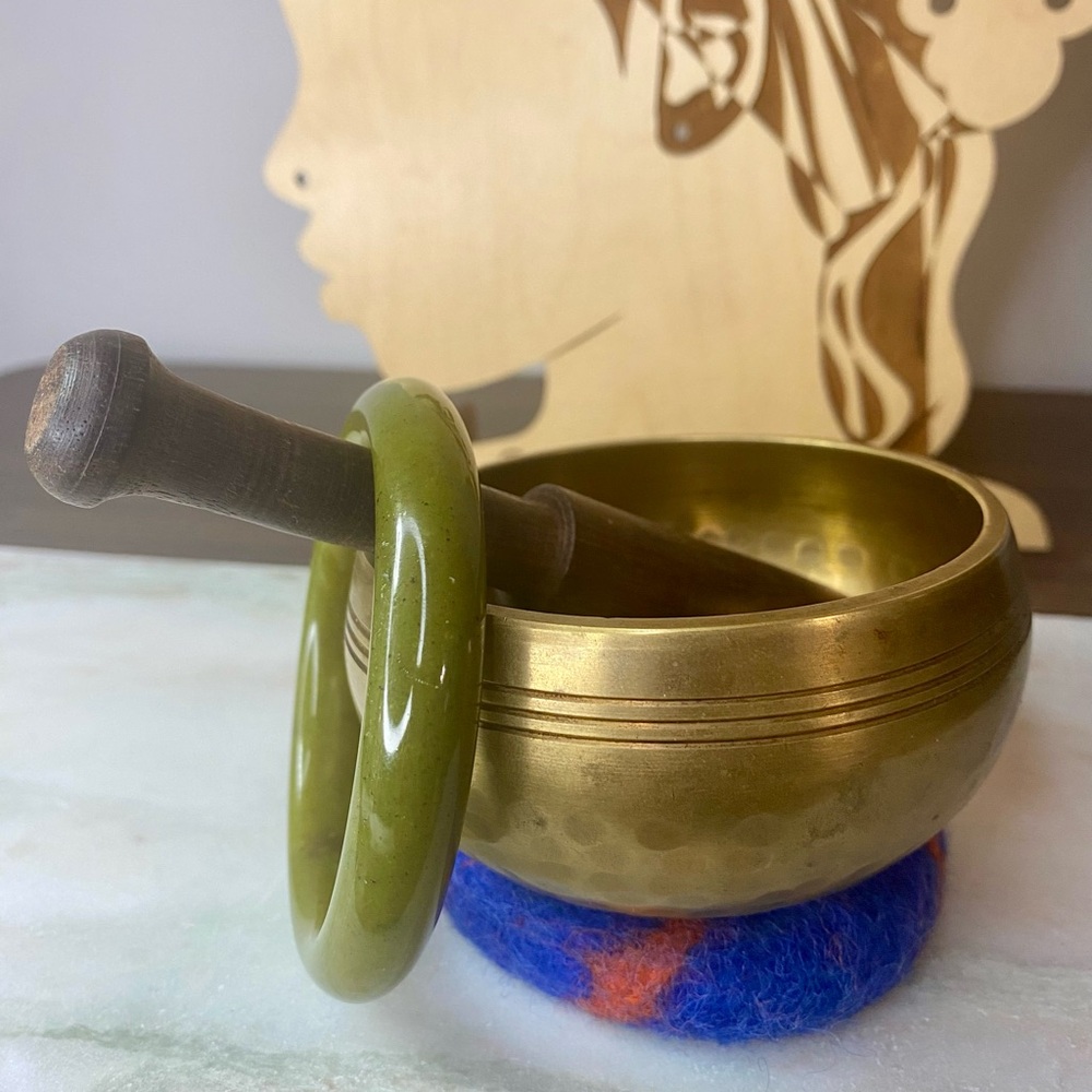 Olive Green Xiu Serpentine Jade Bangle Bracelet 63mm